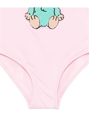 Pink swimsuit with Labubu print SAINT BARTH KIDS | CARA00100960L